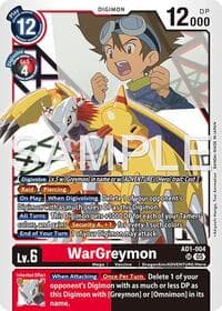 WarGreymon - AD1-004 - Advanced Booster Digimon Generation - Digimon Card Game card