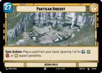 Partisan Hideout // Shield - A Lawless Time - Star Wars: Unlimited card