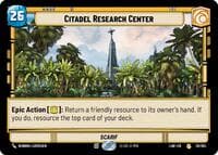 Citadel Research Center - A Lawless Time - Star Wars: Unlimited card