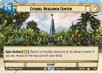 Citadel Research Center (Hyperspace) - A Lawless Time - Star Wars: Unlimited card