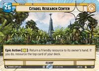 Citadel Research Center (Hyperspace Foil) - A Lawless Time - Star Wars: Unlimited card