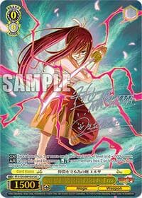 Sword to Protect Friends, Erza (SEC+) - FAIRY TAIL 100 YEARS QUEST - Weiss Schwarz card
