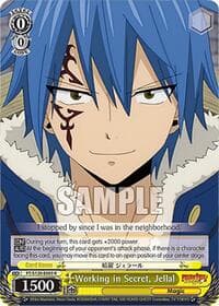 Working in Secret, Jellal - FAIRY TAIL 100 YEARS QUEST - Weiss Schwarz card