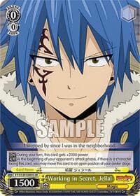 Working in Secret, Jellal (SR) - FAIRY TAIL 100 YEARS QUEST - Weiss Schwarz card