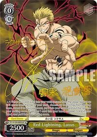 Red Lightning, Laxus (SP) - FAIRY TAIL 100 YEARS QUEST - Weiss Schwarz card