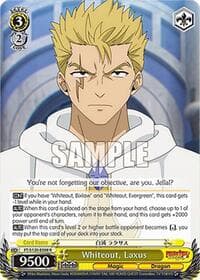 Whiteout, Laxus - FAIRY TAIL 100 YEARS QUEST - Weiss Schwarz card