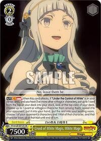 Creed of White Magic, White Mage (SR) - FAIRY TAIL 100 YEARS QUEST - Weiss Schwarz card