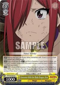 Encounter With the Blade Dragon, Erza - FAIRY TAIL 100 YEARS QUEST - Weiss Schwarz card