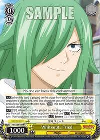 Whiteout, Fried - FAIRY TAIL 100 YEARS QUEST - Weiss Schwarz card