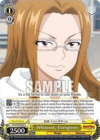 Whiteout, Evergreen - FAIRY TAIL 100 YEARS QUEST - Weiss Schwarz card