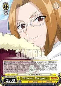 Whiteout, Evergreen (SR) - FAIRY TAIL 100 YEARS QUEST - Weiss Schwarz card