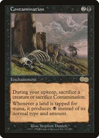 Contamination - Urza's Saga - Magic: The Gathering card