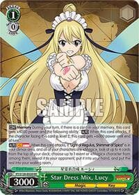 Star Dress Mix, Lucy - FAIRY TAIL 100 YEARS QUEST - Weiss Schwarz card