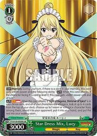 Star Dress Mix, Lucy (SR) - FAIRY TAIL 100 YEARS QUEST - Weiss Schwarz card