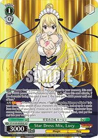 Star Dress Mix, Lucy (SP) - FAIRY TAIL 100 YEARS QUEST - Weiss Schwarz card