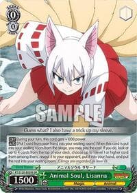 Animal Soul, Lisanna (SR) - FAIRY TAIL 100 YEARS QUEST - Weiss Schwarz card