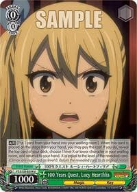 100 Years Quest, Lucy Heartfilia - FAIRY TAIL 100 YEARS QUEST - Weiss Schwarz card