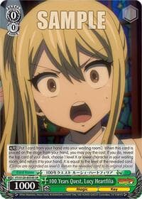 100 Years Quest, Lucy Heartfilia (SR) - FAIRY TAIL 100 YEARS QUEST - Weiss Schwarz card