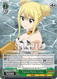 Taurus Form, Lucy - FAIRY TAIL 100 YEARS QUEST - Weiss Schwarz card