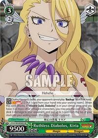 Ruthless Diabolos, Kiria (SR) - FAIRY TAIL 100 YEARS QUEST - Weiss Schwarz card
