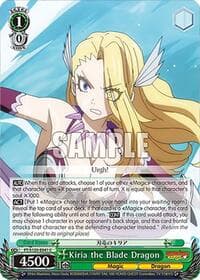 Kiria the Blade Dragon - FAIRY TAIL 100 YEARS QUEST - Weiss Schwarz card