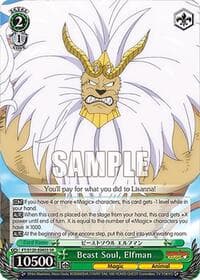 Beast Soul, Elfman (SR) - FAIRY TAIL 100 YEARS QUEST - Weiss Schwarz card