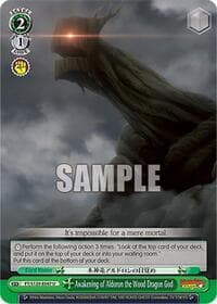 Awakening of Aldoron the Wood Dragon God - FAIRY TAIL 100 YEARS QUEST - Weiss Schwarz card