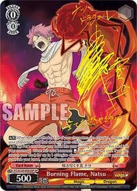 Burning Flame, Natsu (SP) - FAIRY TAIL 100 YEARS QUEST - Weiss Schwarz card