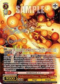 Inherited Flame, Natsu (SEC+) - FAIRY TAIL 100 YEARS QUEST - Weiss Schwarz card