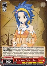 In a Near Future, Levy (SR) - FAIRY TAIL 100 YEARS QUEST - Weiss Schwarz card