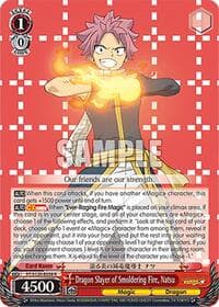 Dragon Slayer of Smoldering Fire, Natsu - FAIRY TAIL 100 YEARS QUEST - Weiss Schwarz card
