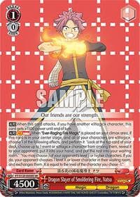 Dragon Slayer of Smoldering Fire, Natsu (SR) - FAIRY TAIL 100 YEARS QUEST - Weiss Schwarz card