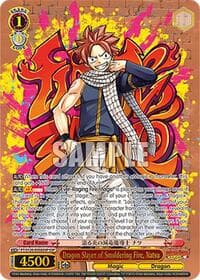 Dragon Slayer of Smoldering Fire, Natsu (SSP) - FAIRY TAIL 100 YEARS QUEST - Weiss Schwarz card