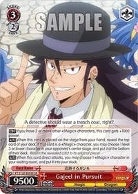 Gajeel in Pursuit (SR) - FAIRY TAIL 100 YEARS QUEST - Weiss Schwarz card