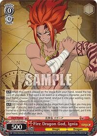 Fire Dragon God, Ignia - FAIRY TAIL 100 YEARS QUEST - Weiss Schwarz card