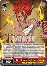 Fire Dragon God, Ignia (SR) - FAIRY TAIL 100 YEARS QUEST - Weiss Schwarz card