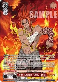Fire Dragon God, Ignia (SP) - FAIRY TAIL 100 YEARS QUEST - Weiss Schwarz card
