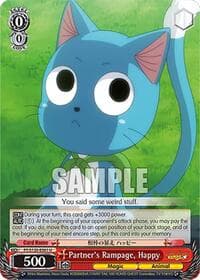 Partner's Rampage, Happy - FAIRY TAIL 100 YEARS QUEST - Weiss Schwarz card
