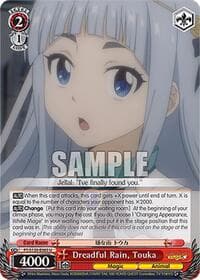 Dreadful Rain, Touka - FAIRY TAIL 100 YEARS QUEST - Weiss Schwarz card