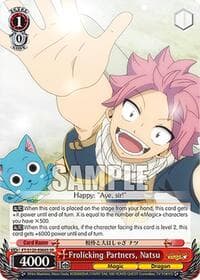 Frolicking Partners, Natsu (SR) - FAIRY TAIL 100 YEARS QUEST - Weiss Schwarz card