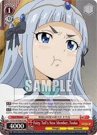 Fairy Tail's New Member, Touka (SR) - FAIRY TAIL 100 YEARS QUEST - Weiss Schwarz card