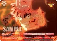 Fire Dragon King's Demolishing Strike (RRR+) - FAIRY TAIL 100 YEARS QUEST - Weiss Schwarz card