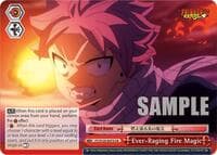 Ever-Raging Fire Magic - FAIRY TAIL 100 YEARS QUEST - Weiss Schwarz card