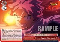 Ever-Raging Fire Magic (RRR) - FAIRY TAIL 100 YEARS QUEST - Weiss Schwarz card