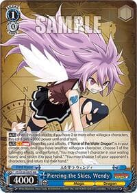 Piercing the Skies, Wendy - FAIRY TAIL 100 YEARS QUEST - Weiss Schwarz card