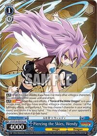 Piercing the Skies, Wendy (SR) - FAIRY TAIL 100 YEARS QUEST - Weiss Schwarz card