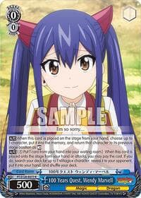 100 Years Quest, Wendy Marvell - FAIRY TAIL 100 YEARS QUEST - Weiss Schwarz card
