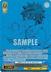 100 Years Quest, Gray Fullbuster (SSP) - FAIRY TAIL 100 YEARS QUEST - Weiss Schwarz card