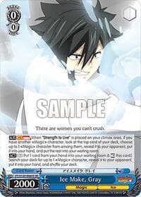 Ice Make, Gray (SR) - FAIRY TAIL 100 YEARS QUEST - Weiss Schwarz card