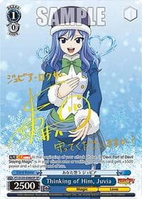 Thinking of Him, Juvia (SP) - FAIRY TAIL 100 YEARS QUEST - Weiss Schwarz card